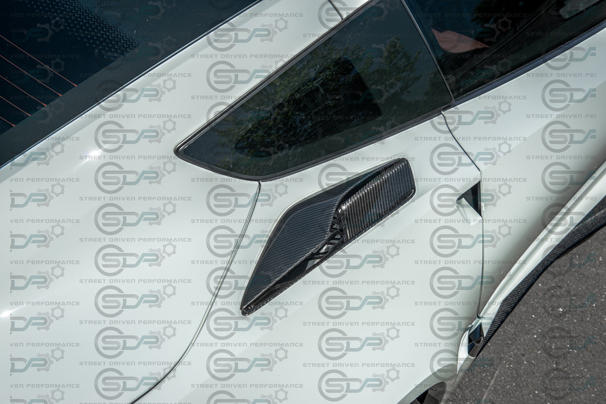 2014-2019 C7 - Corvette - Carbon Fiber Rear Quarter Panel Vents - Z06 Style